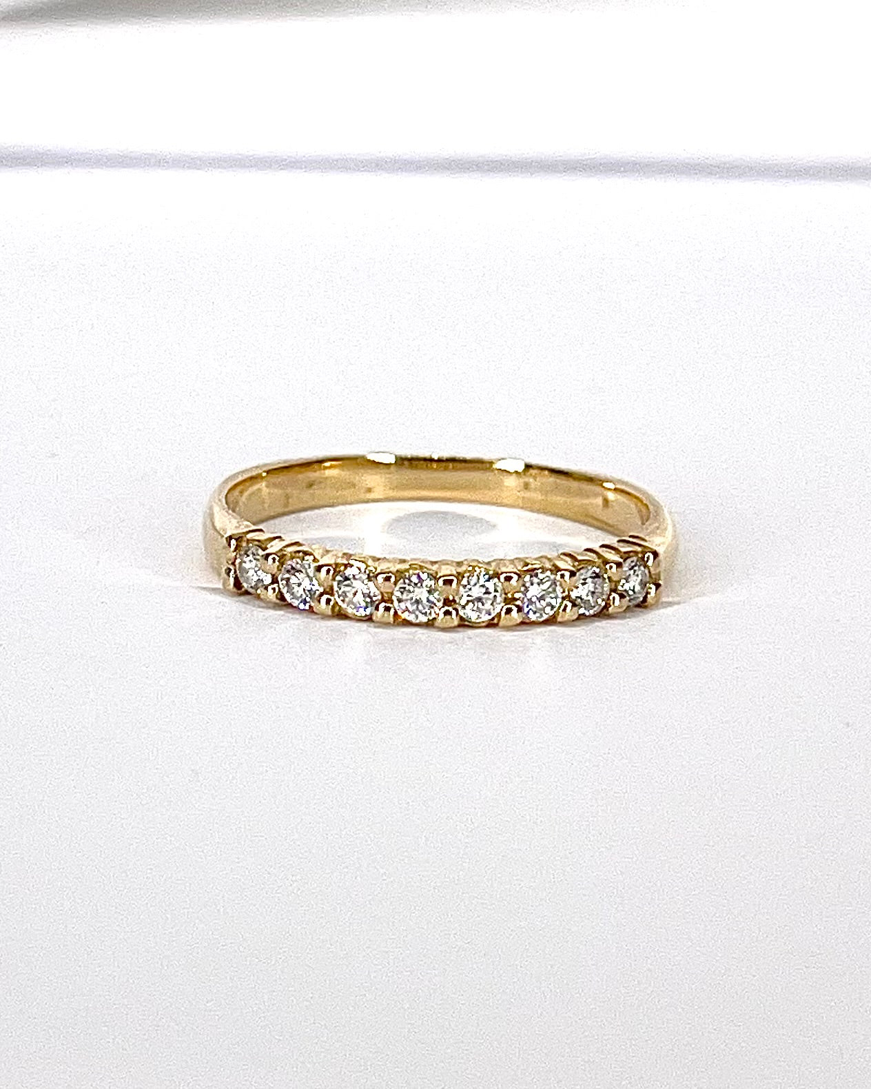 Demi-alianza Diamantes 0,32 quilates 2,5 mm "Maylie"