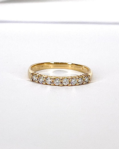 Demi-alianza Diamantes 0,32 quilates 2,5 mm "Maylie"