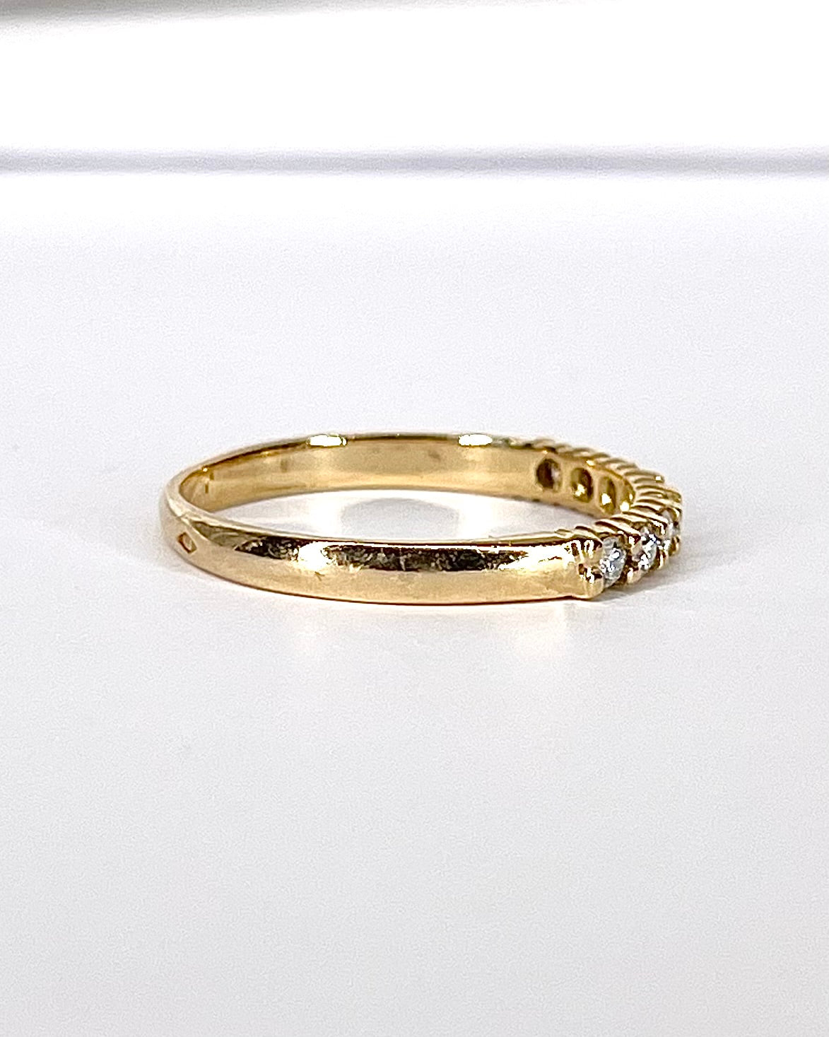 Demi-alianza Diamantes 0,32 quilates 2,5 mm "Maylie"