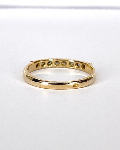 Demi-alianza Diamantes 0,32 quilates 2,5 mm "Maylie"