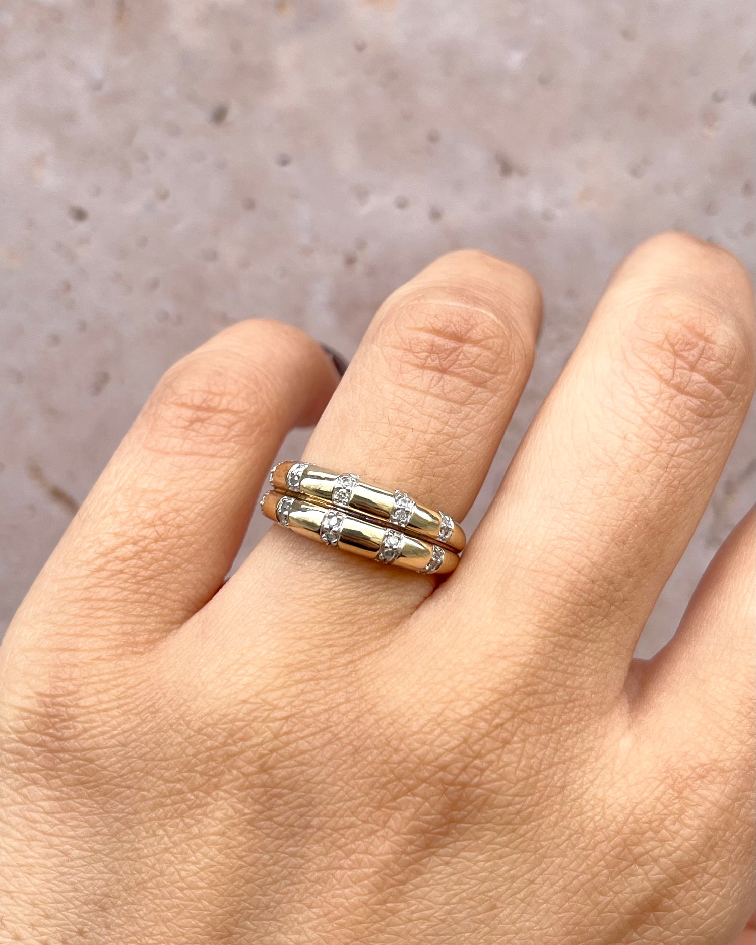 Diamond Band Ring "Antonia"