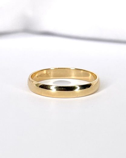 Alianza Oro Amarillo 18 quilates 3 mm "Carla"