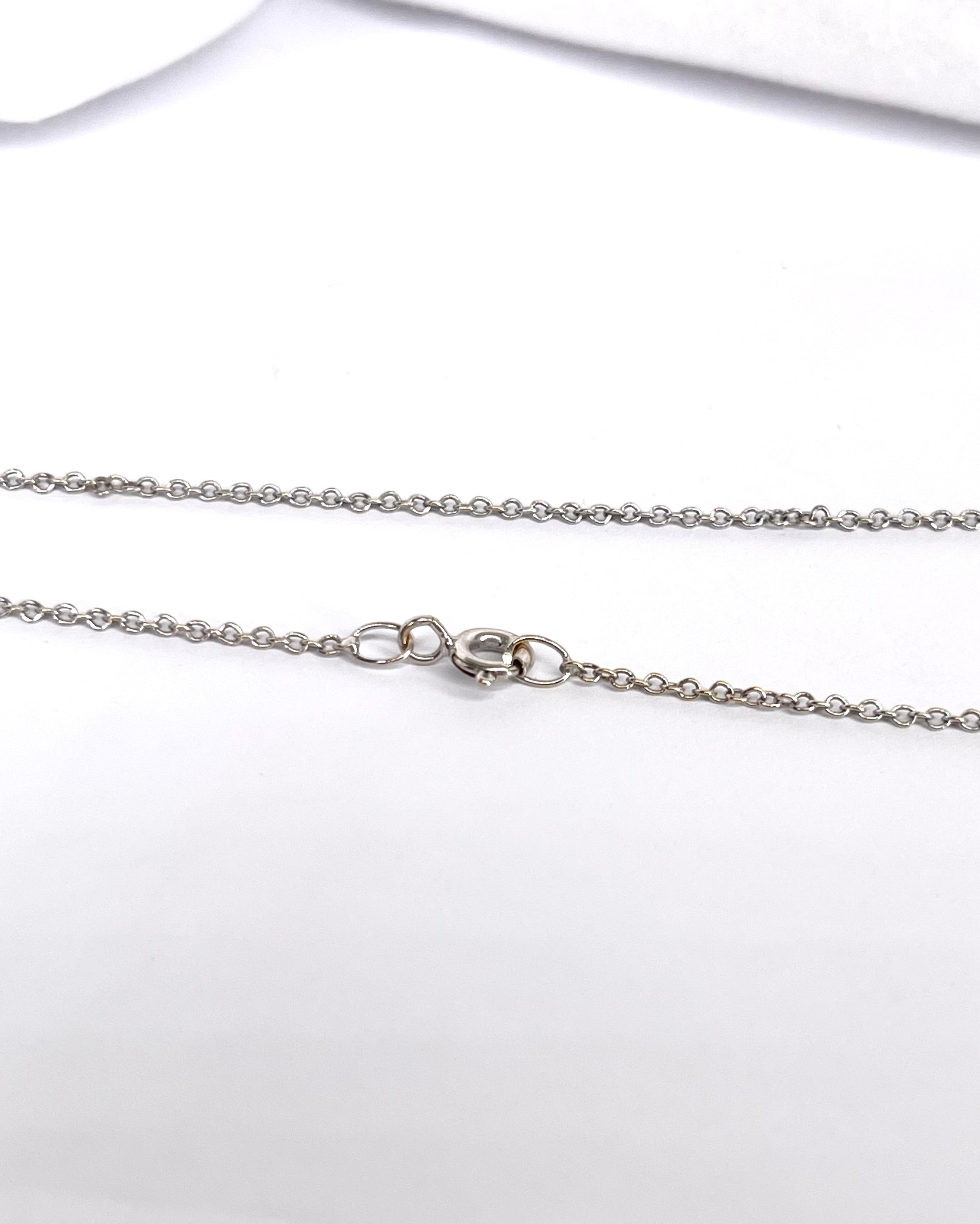 Cadena Oro Gris 18 quilates "Alix"