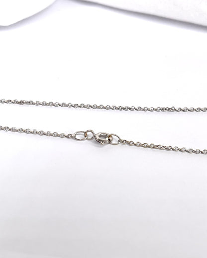 Cadena Oro Gris 18 quilates "Alix"