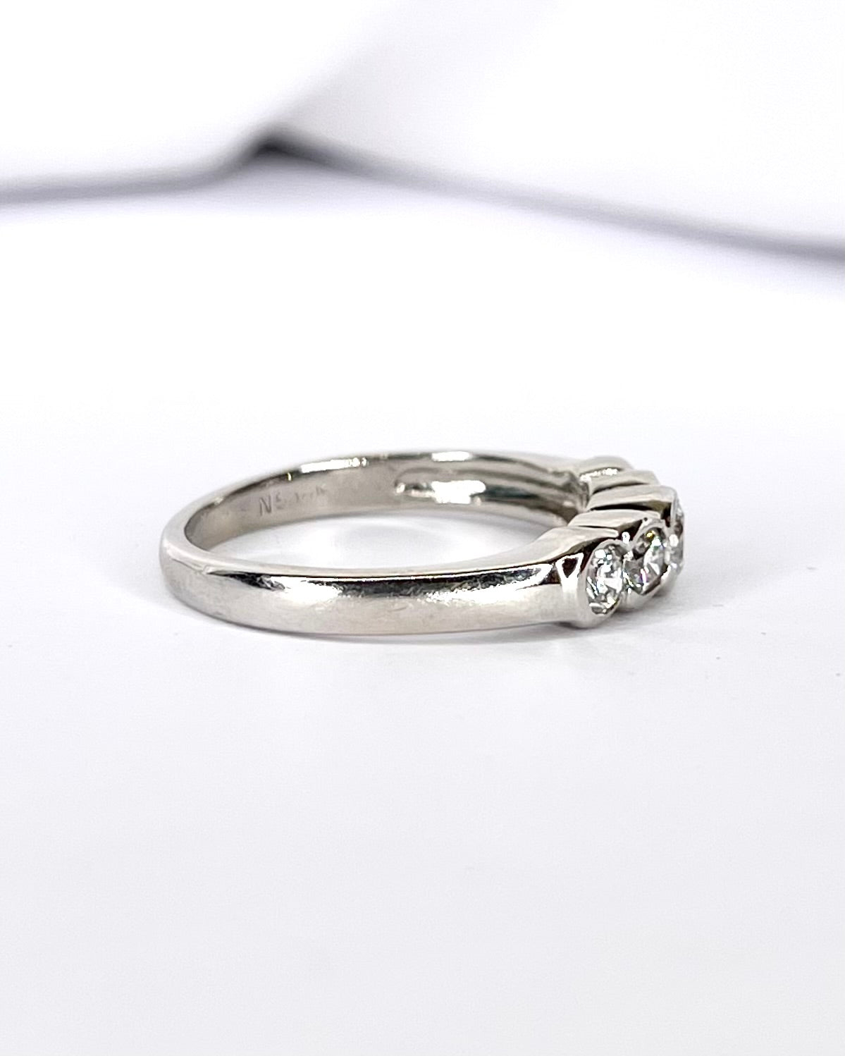 Bague Rivière Diamants 0.70 carat "Zina"