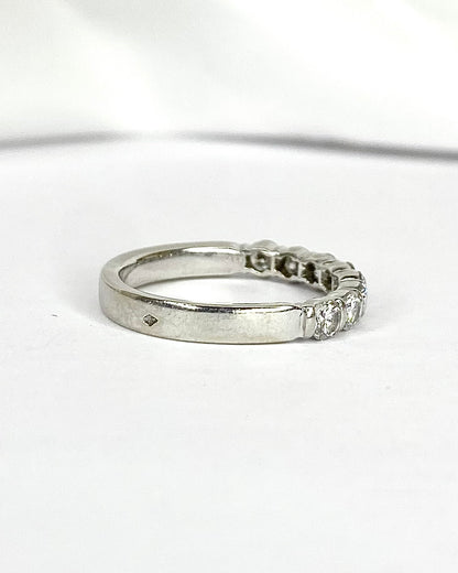 Bague Demi Alliance Diamant 0.72 carat "Irene"