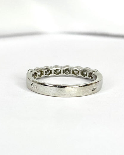 Bague Demi Alliance Diamant 0.72 carat "Irene"