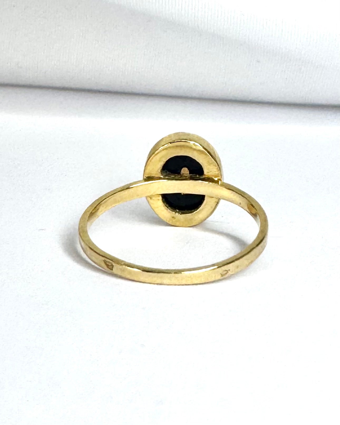 Anillo Art Déco Ónix y Diamante "Analucia"