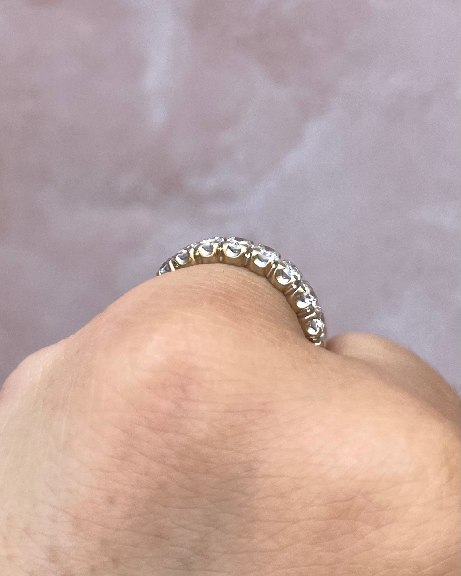 Alianza Americana Pinky Diamants 1.40 quilates 3.6 mm "Louisa"