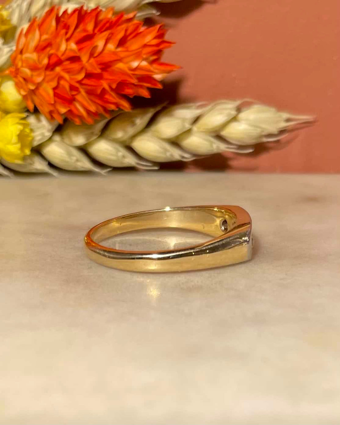 Bague Trilogie Vintage 3 Diamants &quot;Paulina&quot;