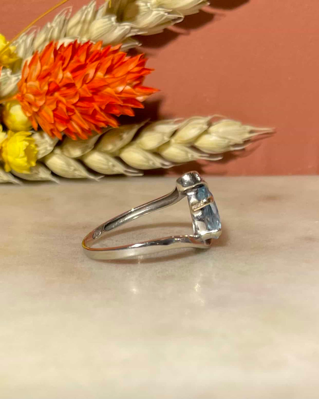 Bague Vintage Tourbillon Topaze 1.10 carat "Lucile"