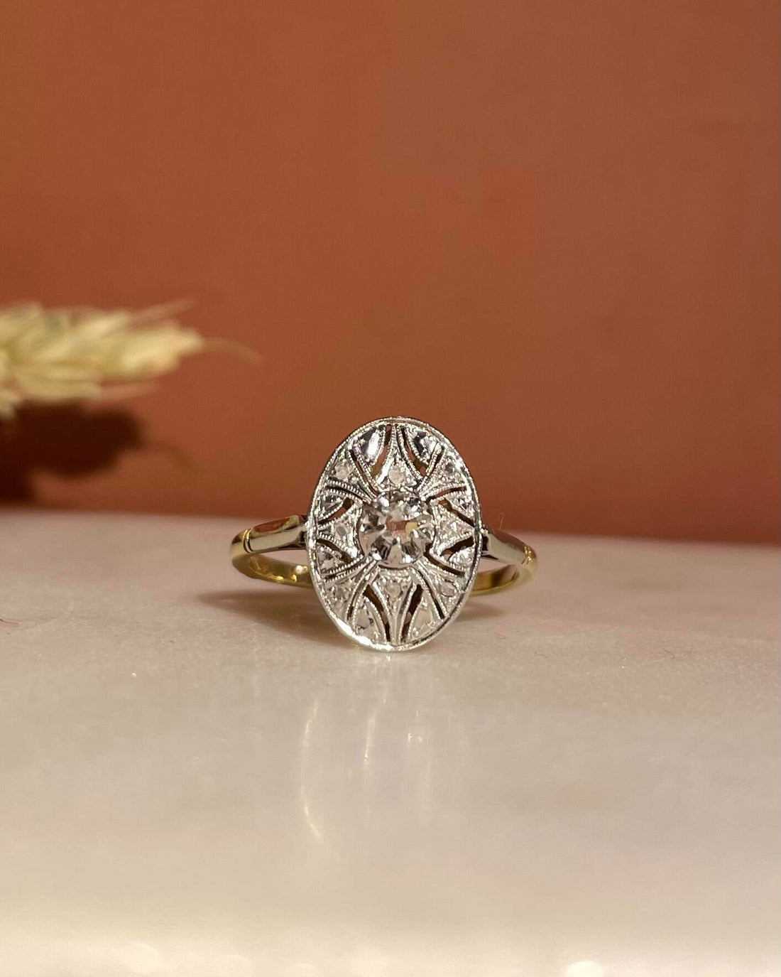 Bague Vintage Art-Déco Diamants &quot;Tamara&quot;