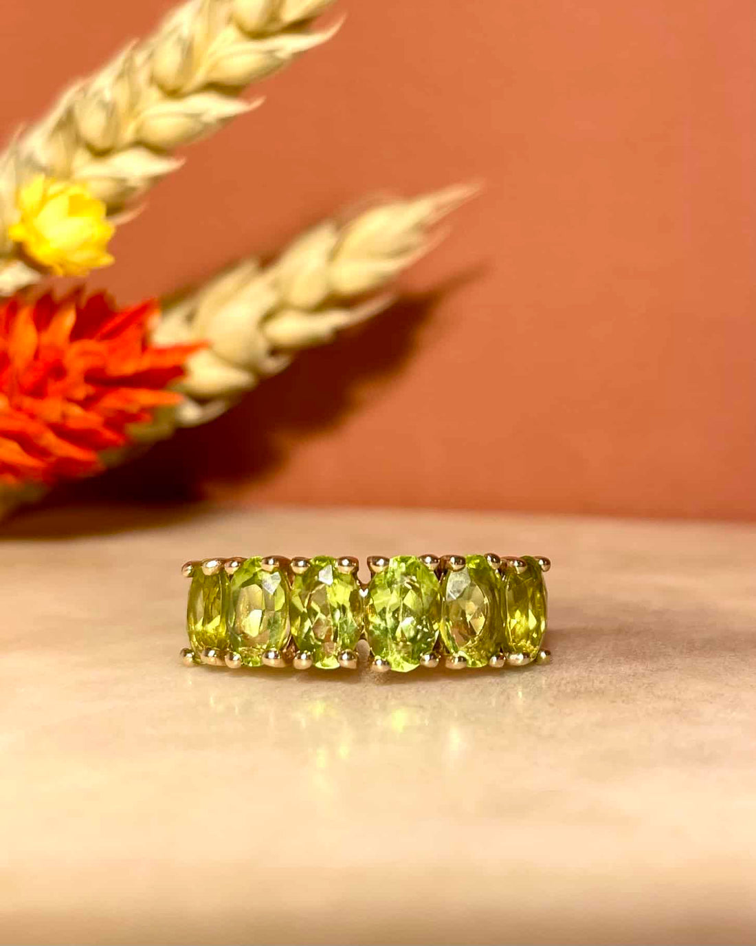 Rivière peridot - Elliade paris