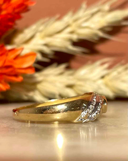 Bague Jonc Emeraude et Diamants &quot;Jewela&quot;