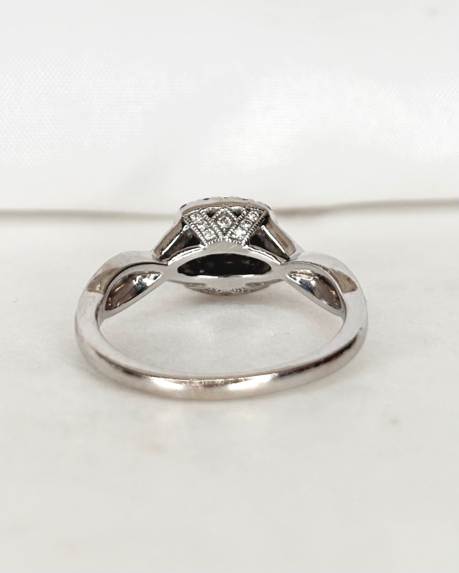 Bague Marguerite Diamants 1 carat &quot;Irina&quot;