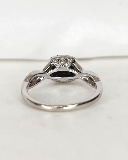 Bague Marguerite Diamants 1 carat &quot;Irina&quot;