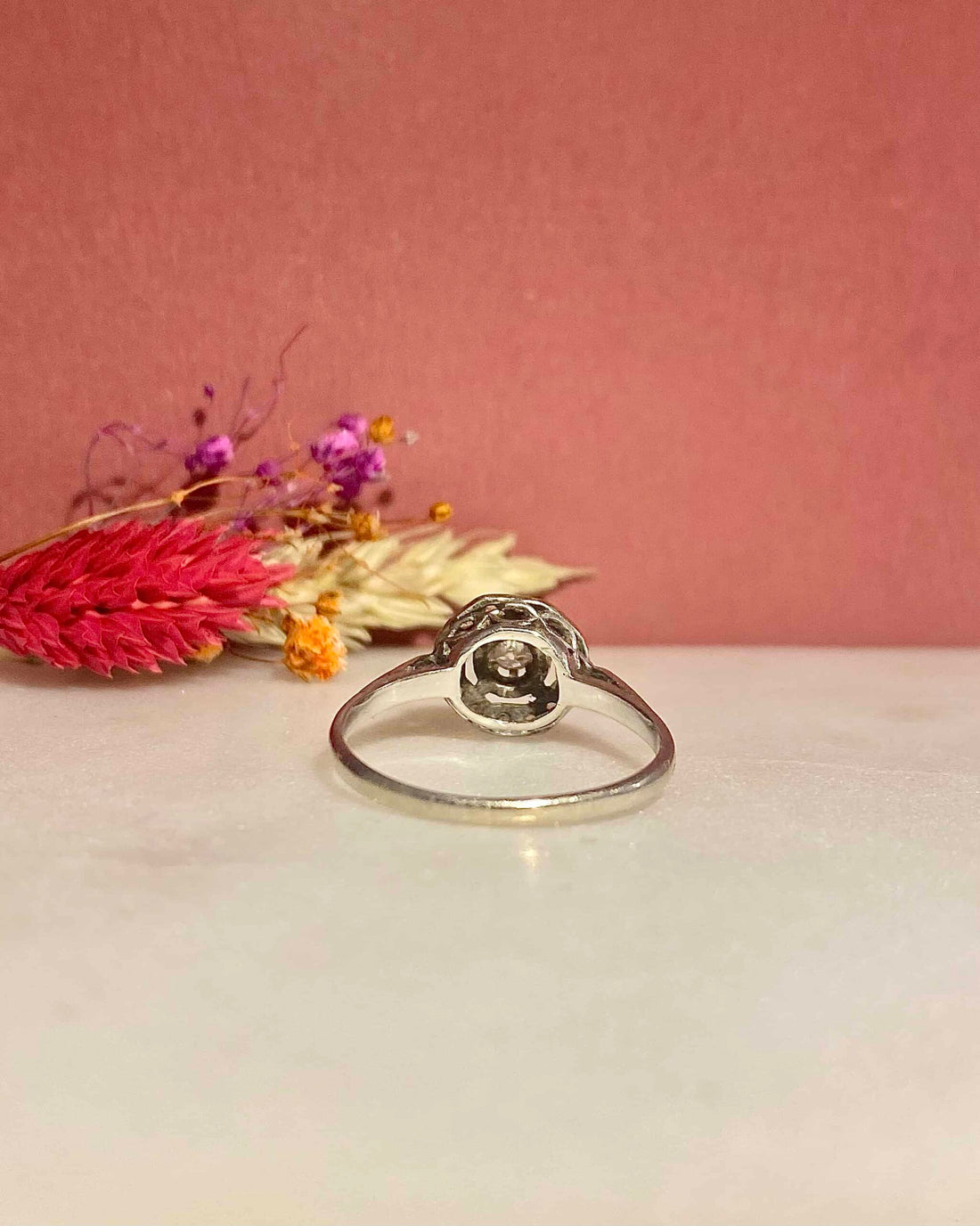 Bague Vintage Art-Déco 15 Diamants &quot;Brianna&quot;