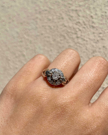 Bague Art-Déco Diamants 0.54 carat &quot;Yvonne&quot;