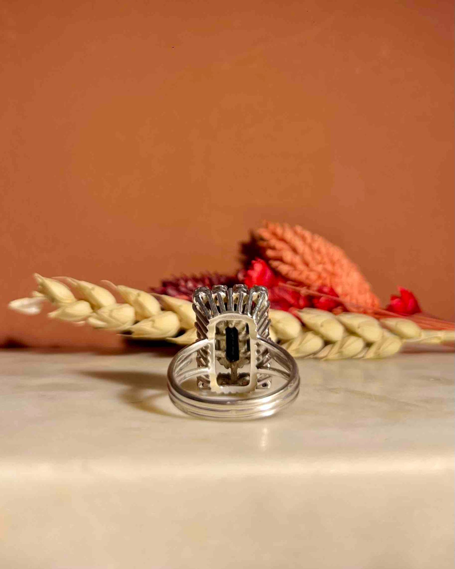 3-carat Sapphire &amp;amp; Diamond &quot;Cleopatra&quot; Daisy Ring