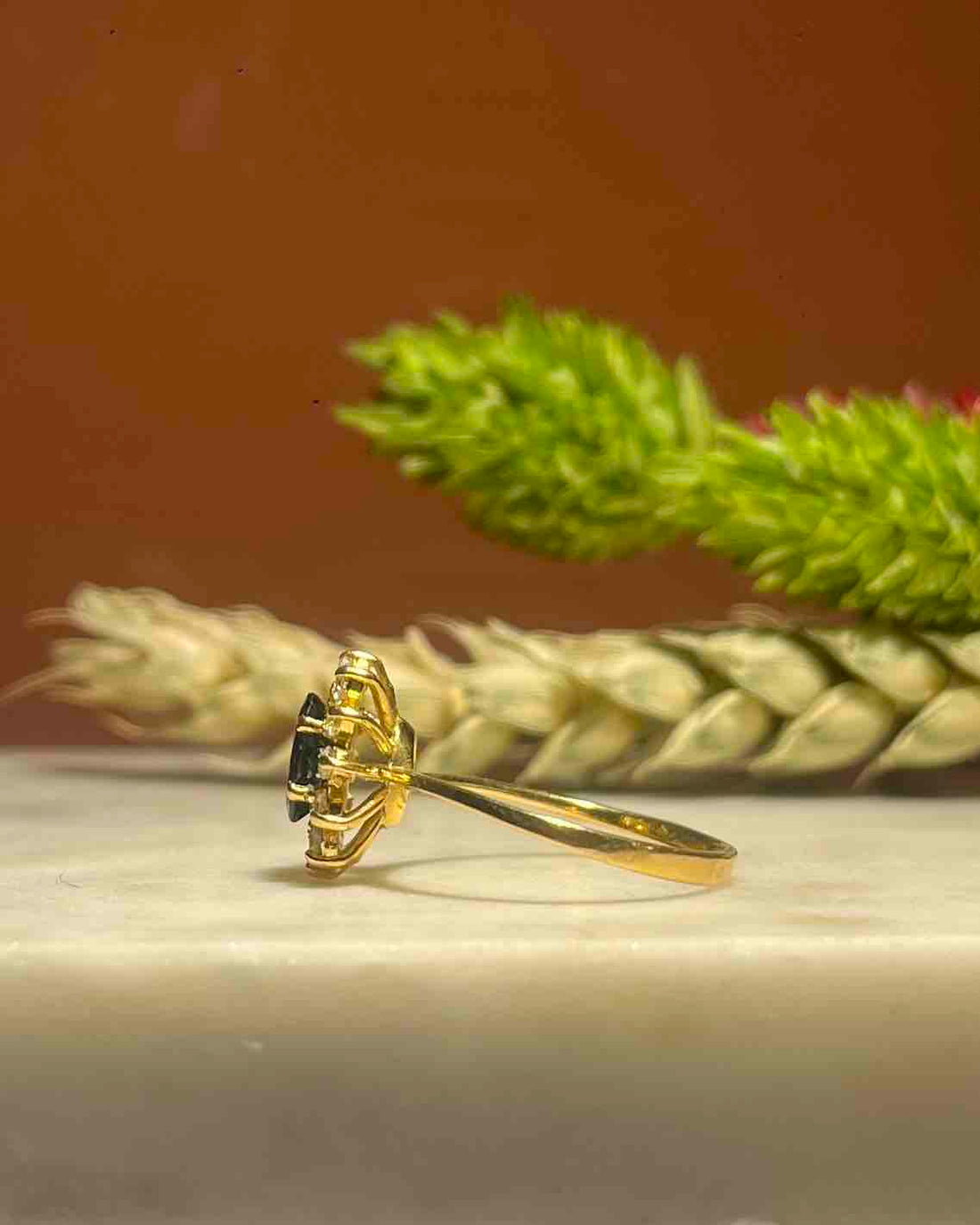 Bague Marguerite Saphir &amp; Diamants &quot;Ryma&quot;