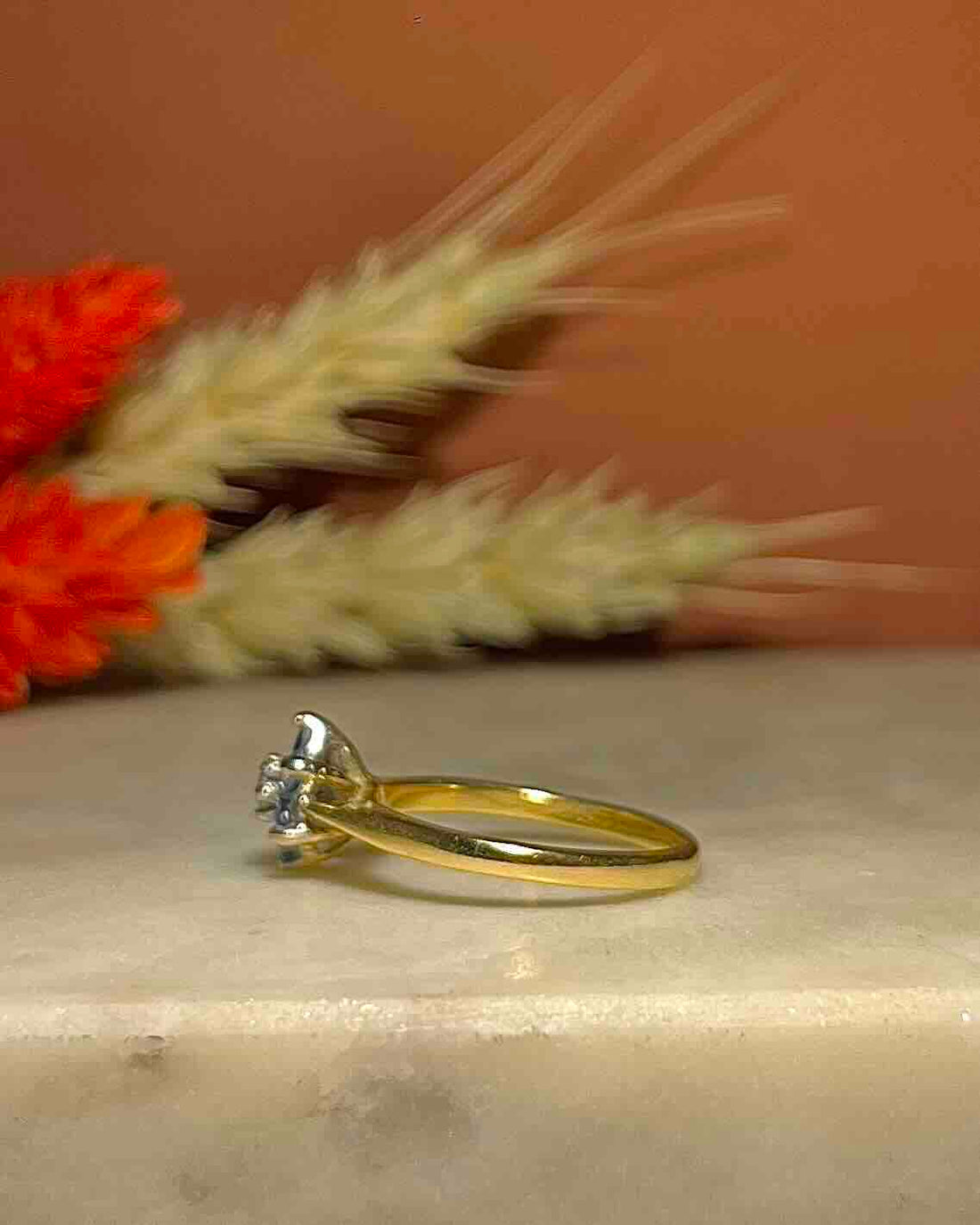 Bague Marguerite Saphir &amp; Diamants &quot;Nevaeh&quot;