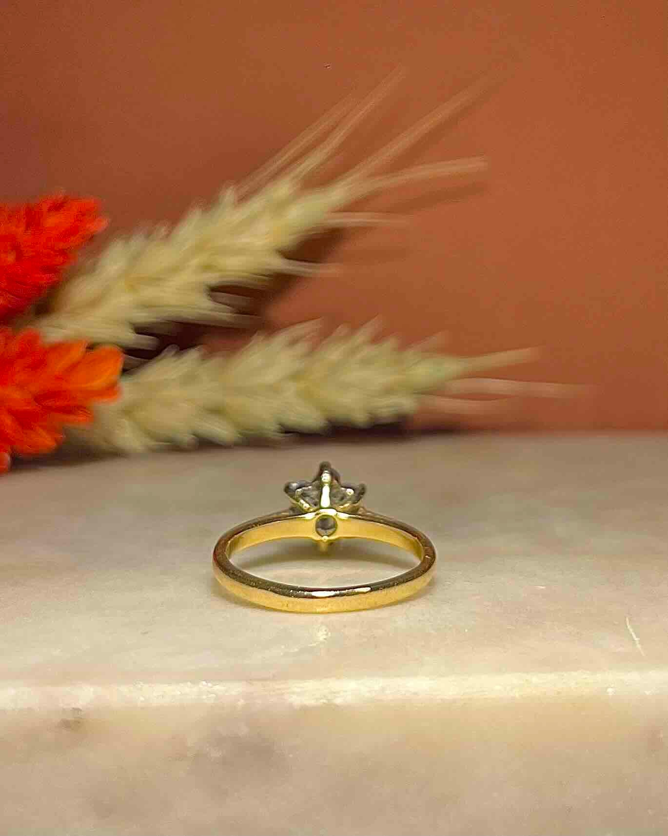 Bague Marguerite Saphir &amp; Diamants &quot;Nevaeh&quot;