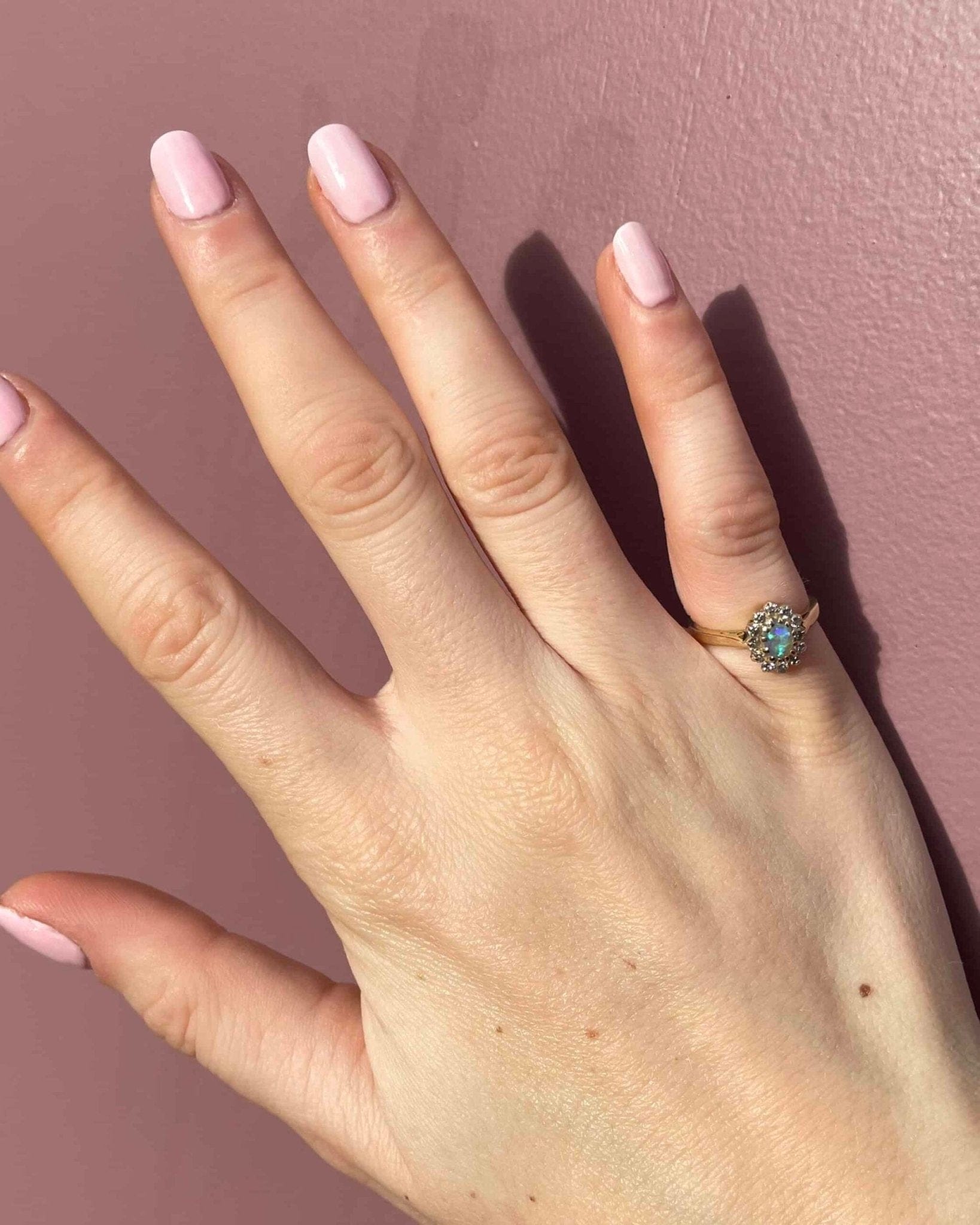 Marguerite Vintage Opale &amp; Diamants “Soraïa” - Elliade Paris