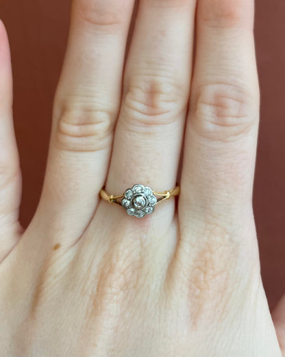 Bague Marguerite Art-Déco Diamants &quot;Mielle&quot;