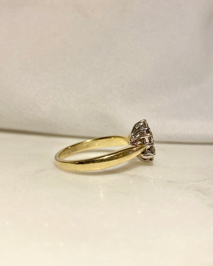 Bague Marguerite Diamants 0.75 carat &quot;Dara&quot;