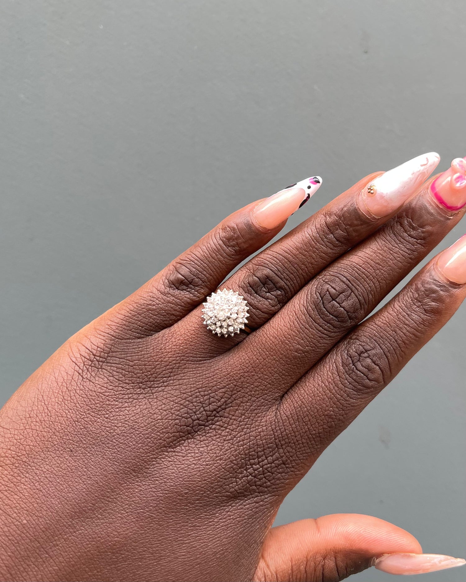 Bague Marguerite 53 Diamants 1.24 Carat &quot;Nina&quot;