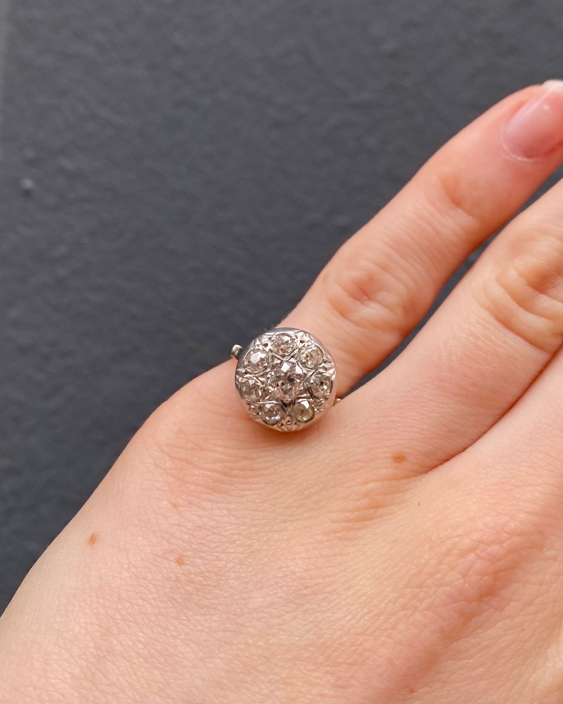 Bague Art-Déco Diamants 1.16 carat "Kyla"