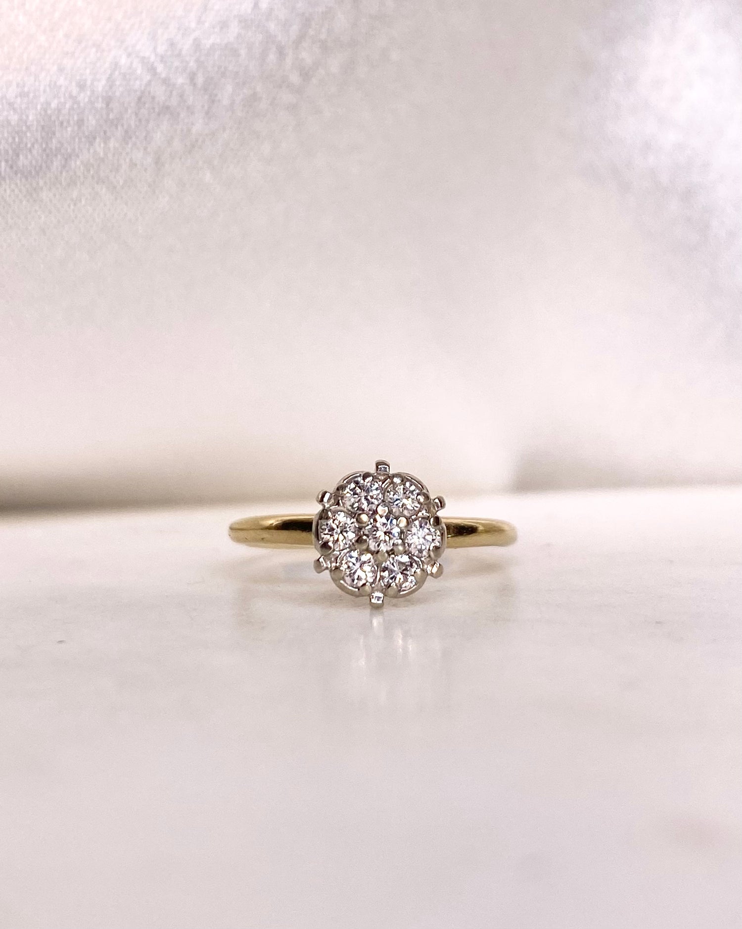 Bague Fleur Diamants 0.28 carat &quot;Louisa&quot;