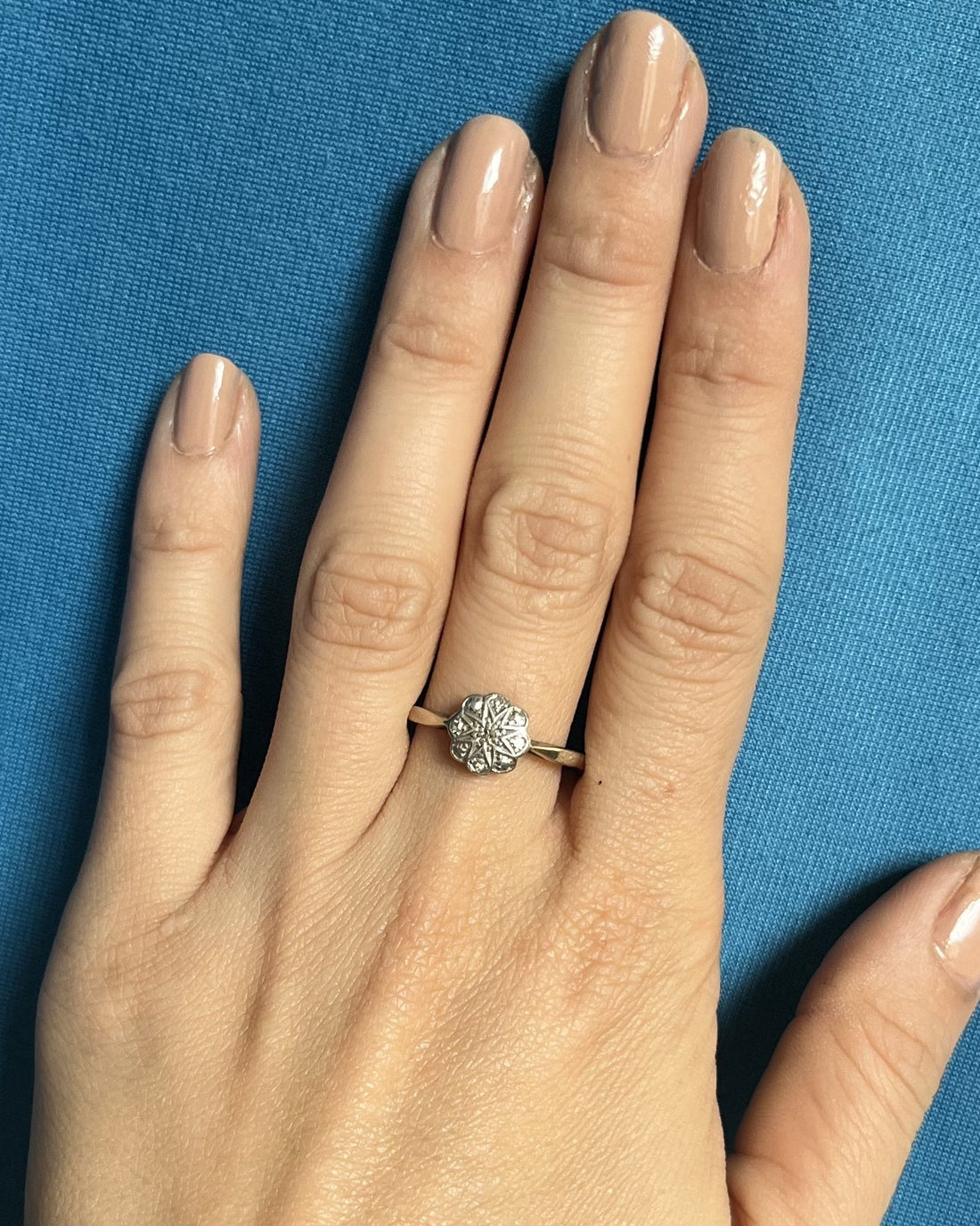 Bague Art déco diamants &quot;Marianne&quot;