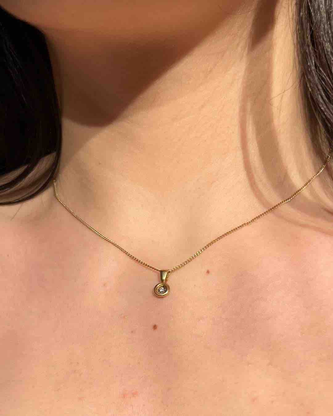 Vintage &quot;Marie&quot; diamond pendant
