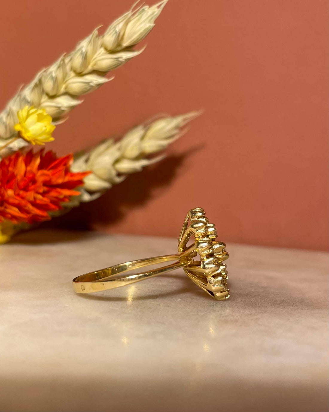 Bague Marquise 13 Diamants &quot;Mariela&quot;