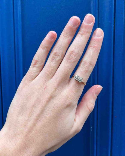 Bague Vintage Diamants &quot;May&quot;