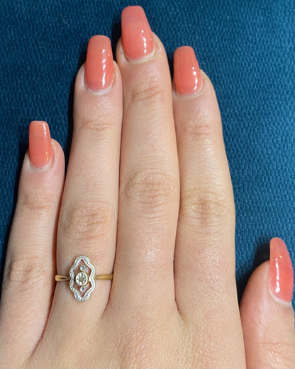 Bague Art Déco Diamants &quot;Mélania&quot;