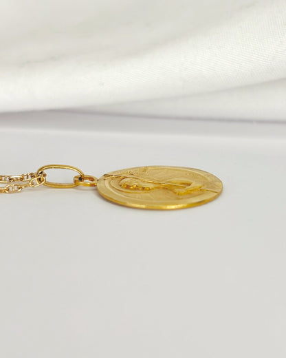 Médaille Or Jaune 18 carats "Abraham" - Elliade Paris