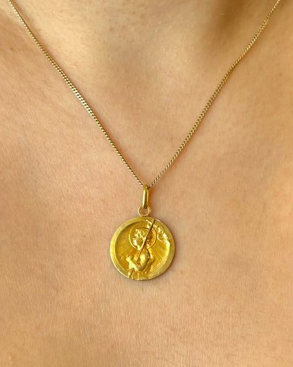 Médaille Or Jaune 18 carats "Abraham" - Elliade Paris
