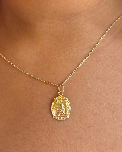 Médaille Or Jaune 18 carats "Michel" - Elliade Paris