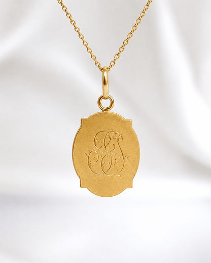 Médaille Or Jaune 18 carats "Michel" - Elliade Paris