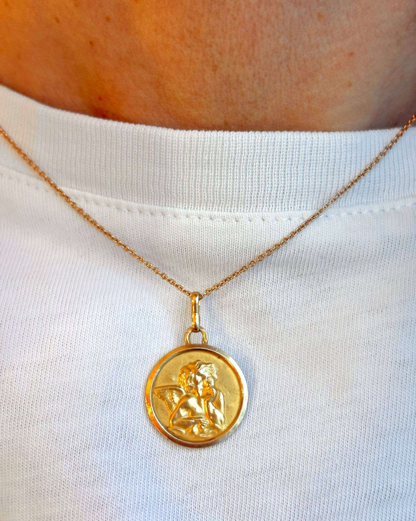 Médaille Or Jaune 18 carats "Uriel" - Elliade Paris