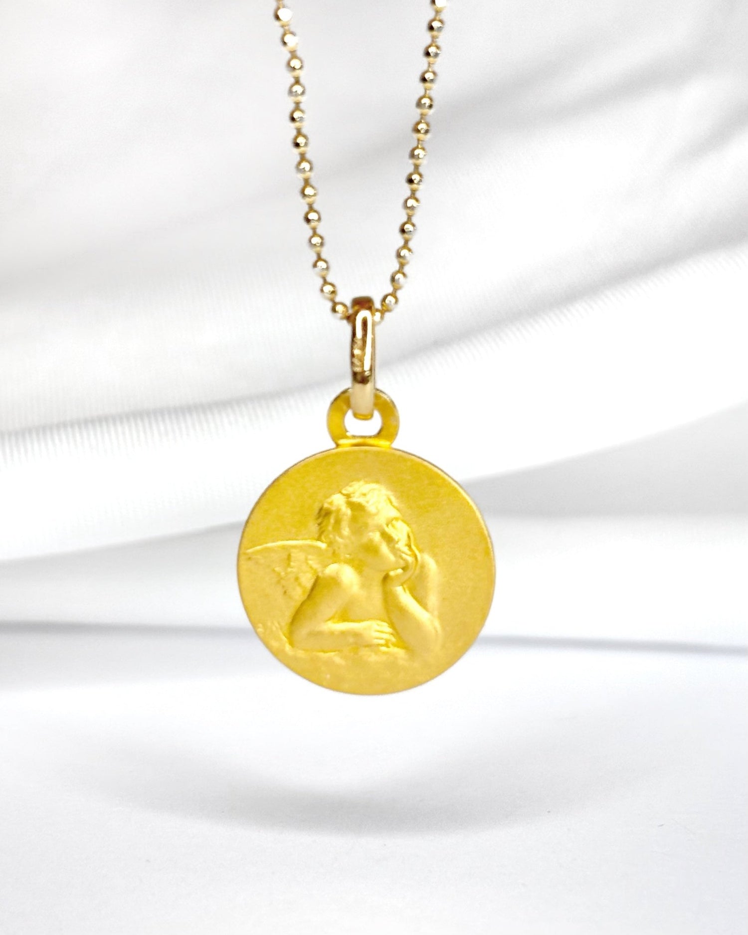 Médaille Or Jaune Ange "Michel" - Elliade Paris