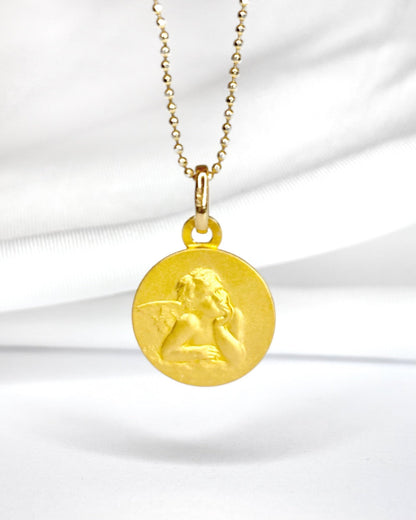 Médaille Or Jaune Ange "Michel" - Elliade Paris