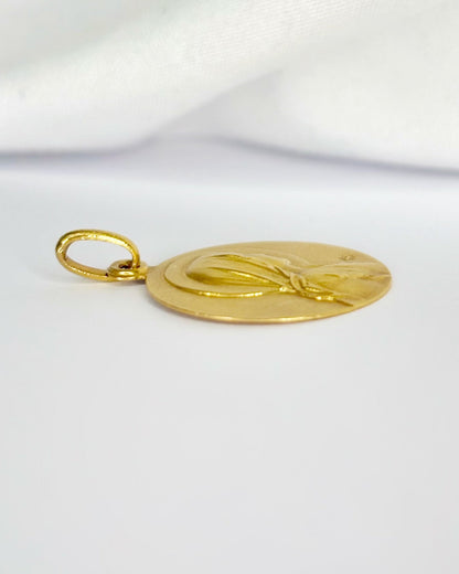 Médaille Or Jaune "Regina" - Elliade Paris