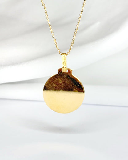 Médaille Vierge Auréolée Or Jaune "Regina" - Elliade Paris