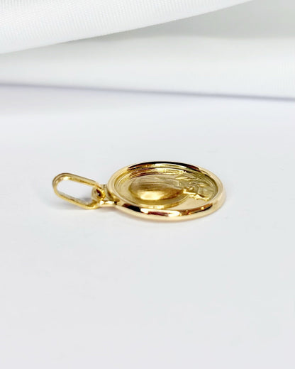Médaille Vierge Auréolée Or Jaune "Regina" - Elliade Paris