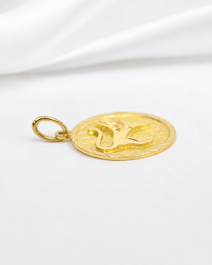 Médaille Zodiaque Lion Or Jaune 18 carats "Léo" - Elliade Paris