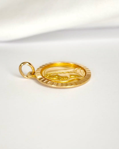Médaillon Or Jaune 18 carats "Marie" - Elliade Paris