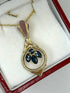 Pendentif 4 Saphirs 0.70 carat "Syrine" - Elliade Paris